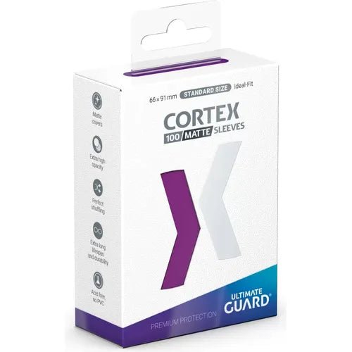 Ultimate Guard Cortex Standard Size Sleeves Matte Purple (100) - PokéBox Australia