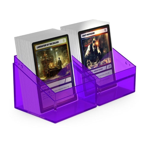 Ultimate Guard: Deck Box – Boulder 100+ – Clear: Amyethyst - PokéBox Australia