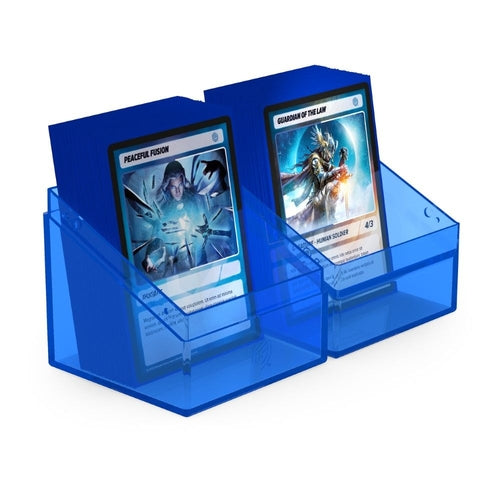 Ultimate Guard: Deck Box – Boulder 100+ – Clear: Sapphire - PokéBox Australia