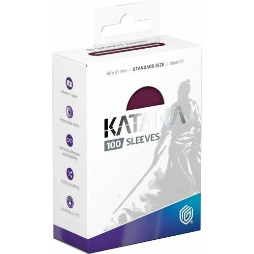 Ultimate Guard Katana - Standard Size Sleeves - Radiant Plum (100) - PokéBox Australia