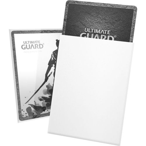 Ultimate Guard Katana Standard Size Sleeves White (100) - PokéBox Australia
