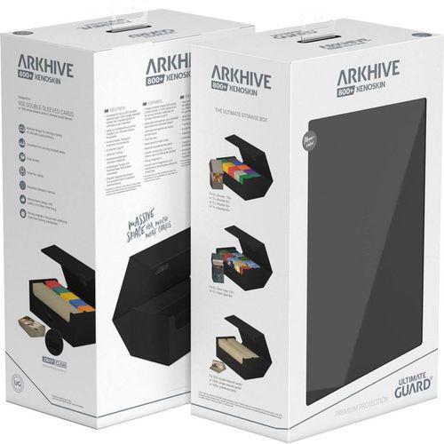 Ultimate Guard Superhive 800+ XenoSkin Arkhive Black Flip Case - PokéBox Australia