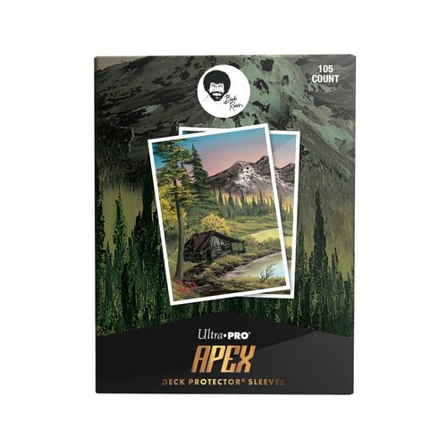 Ultra Pro: UP16509 Bob Ross Mountain Retreat 105ct APEX Deck Protector Sleeves - PokéBox Australia
