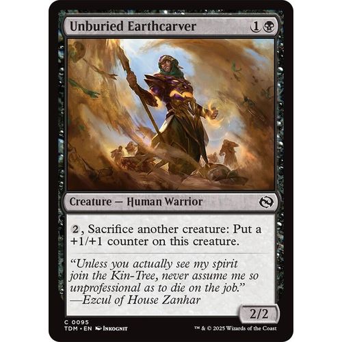 Unburied Earthcarver (95) (Tarkir: Dragonstorm) - PokéBox Australia