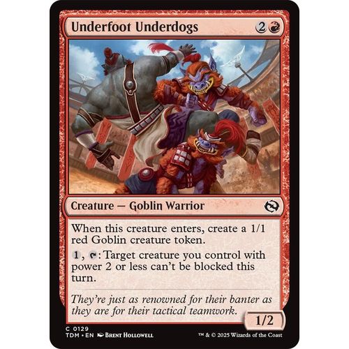 Underfoot Underdogs (129) (Tarkir: Dragonstorm) - PokéBox Australia