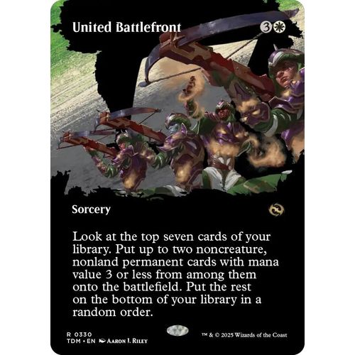 United Battlefront (Borderless) (330) (Tarkir: Dragonstorm) - PokéBox Australia