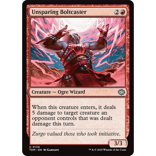 Unsparing Boltcaster (130) (Tarkir: Dragonstorm) - PokéBox Australia