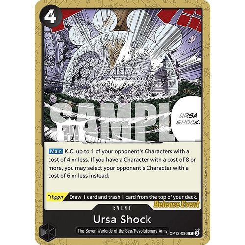 Ursa Shock (OP12 - 096) (Legacy of the Master Release Event Cards) - PokéBox Australia