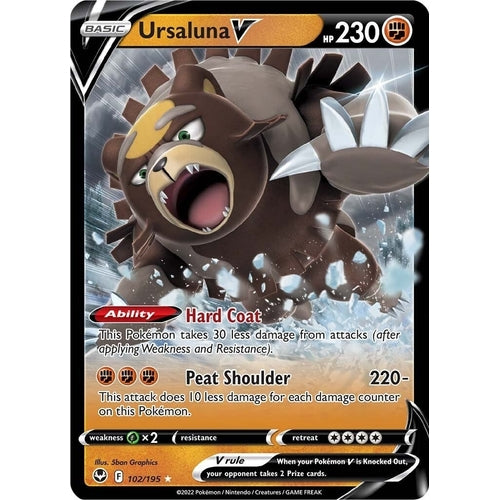Ursaluna V (102/195) (SWSH12: Silver Tempest) - PokéBox Australia