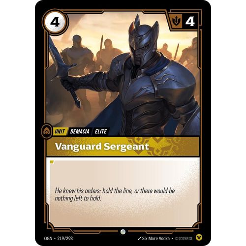 Vanguard Sergeant (219/298) (Origins) - PokéBox Australia