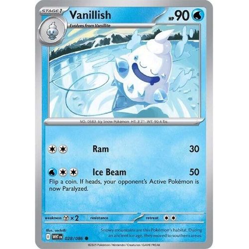 Vanillish (028/086) (SV: White Flare) - PokéBox Australia