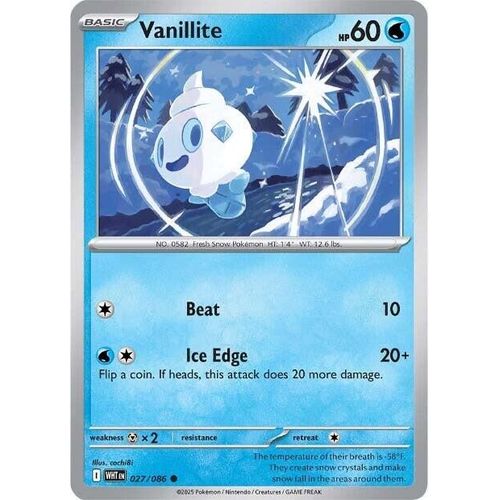 Vanillite (027/086) (SV: White Flare) - PokéBox Australia