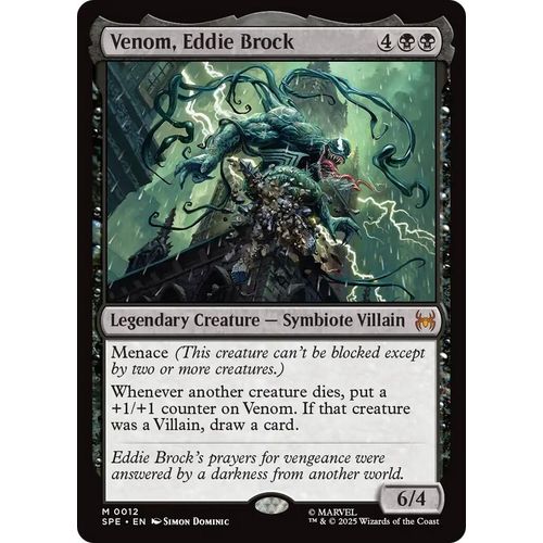 Venom, Eddie Brock (12) (Marvel's Spider - Man: Eternal - Legal) - PokéBox Australia