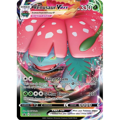 Venusaur VMAX - SWSH102 (SWSH102) (SWSH: Sword & Shield Promo Cards) - PokéBox Australia