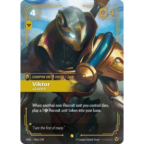 Viktor - Leader (Alternate Art) (246a/298) (Origins) - PokéBox Australia