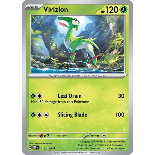 Virizion (015/159) (SV09: Journey Together) - PokéBox Australia