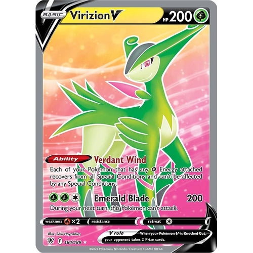 Virizion V (Full Art) (164/189) (SWSH10: Astral Radiance) - PokéBox Australia