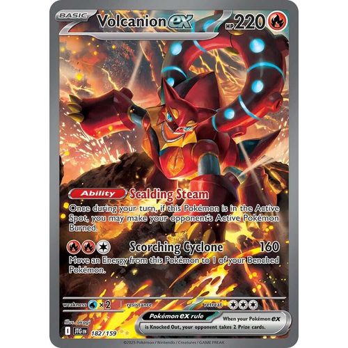 Volcanion ex (182/159) (SV09: Journey Together) - PokéBox Australia