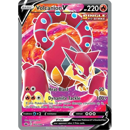 Volcanion V (Full Art) (162/198) (SWSH06: Chilling Reign) - PokéBox Australia