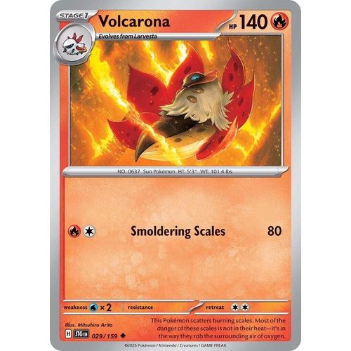 Volcarona (029/159) (SV09: Journey Together) - PokéBox Australia