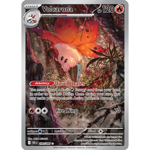 Volcarona (100/086) (SV: Black Bolt) - PokéBox Australia