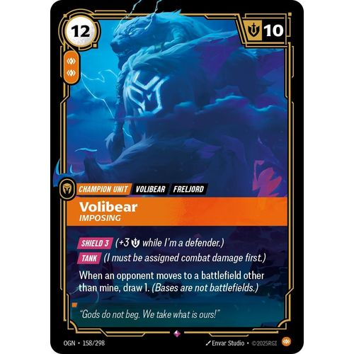 Volibear - Imposing (158/298) (Origins) - PokéBox Australia