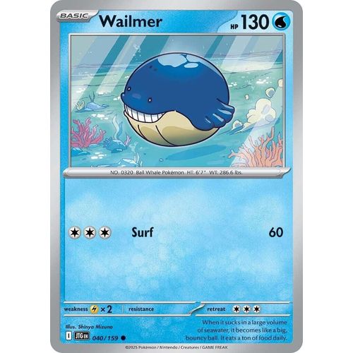 Wailmer (040/159) (SV09: Journey Together) - PokéBox Australia