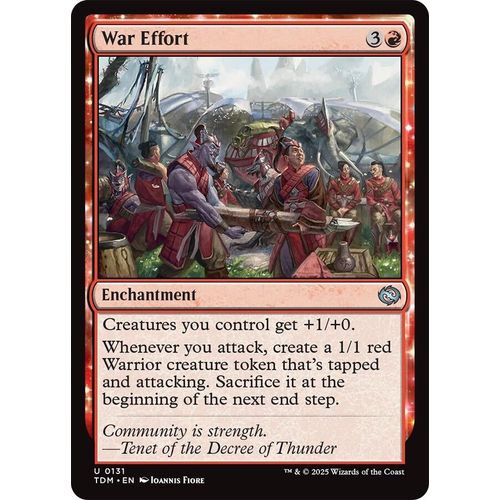 War Effort (131) (Tarkir: Dragonstorm) - PokéBox Australia