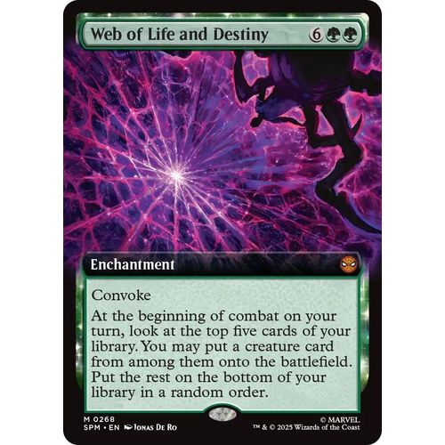 Web of Life and Destiny (Extended Art) (268) (Marvel's Spider - Man) - PokéBox Australia