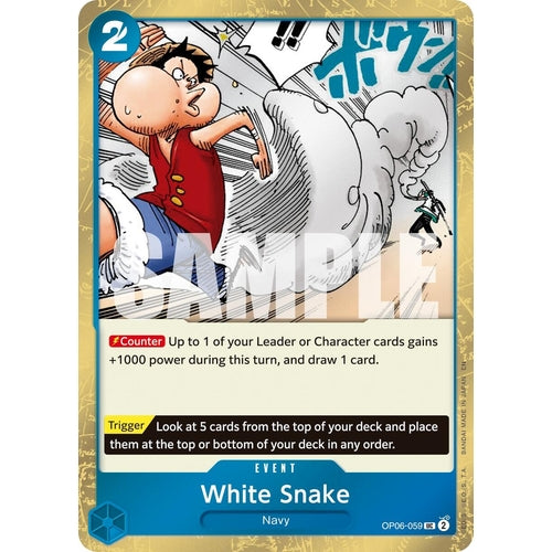 White Snake (Pirate Foil) (OP06 - 059) (Premium Booster - The Best - Vol. 2) - PokéBox Australia