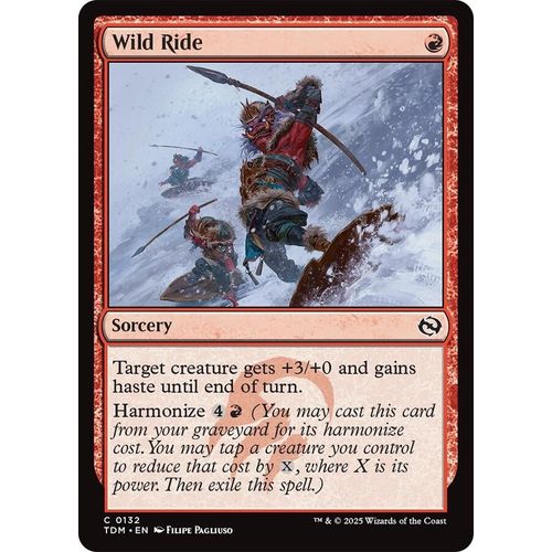 Wild Ride (132) (Tarkir: Dragonstorm) - PokéBox Australia