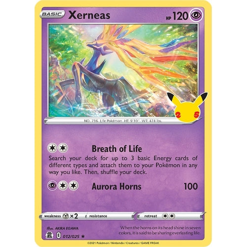 Xerneas (012/025) (Celebrations) - PokéBox Australia