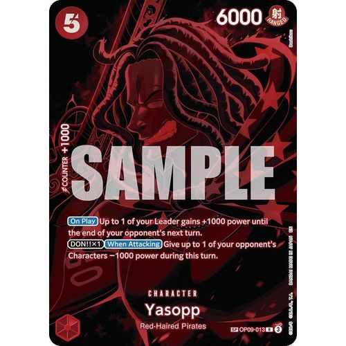 Yasopp (SP) (OP09 - 013) (Legacy of the Master) - PokéBox Australia