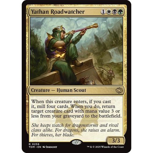 Yathan Roadwatcher (236) (Tarkir: Dragonstorm) - PokéBox Australia