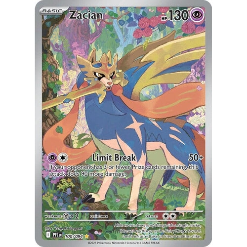Zacian (100/094) (ME02: Phantasmal Flames) - PokéBox Australia