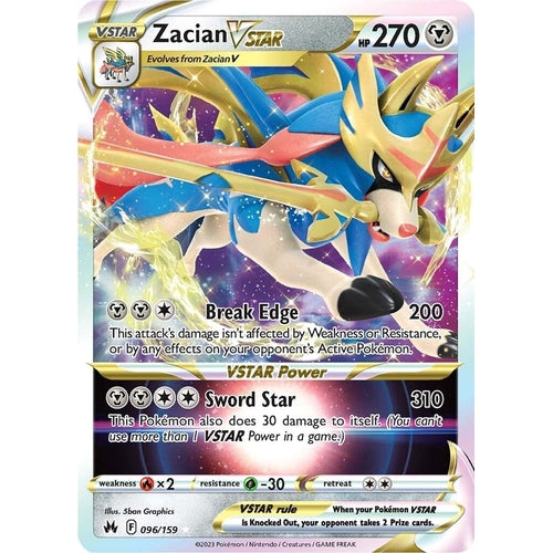 Zacian VSTAR (096/159) (Crown Zenith) - PokéBox Australia
