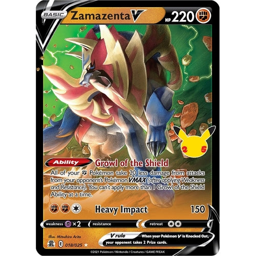 Zamazenta V (018/025) (Celebrations) - PokéBox Australia