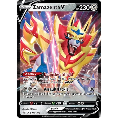 Zamazenta V - SWSH019 (SWSH019) (SWSH: Sword & Shield Promo Cards) - PokéBox Australia