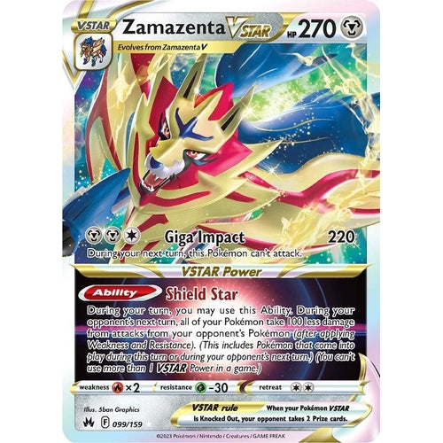 Zamazenta VSTAR (099/159) (Crown Zenith) - PokéBox Australia