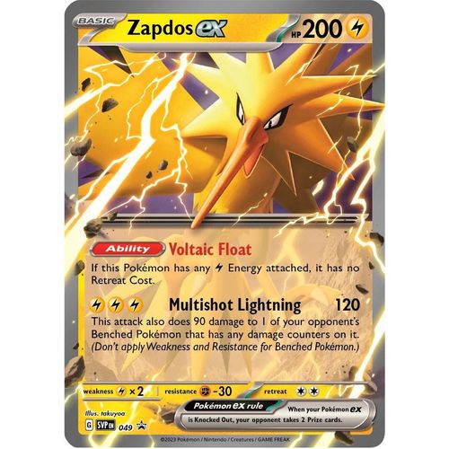 Zapdos ex - 049 (049) (SV: Scarlet & Violet Promo Cards) - PokéBox Australia