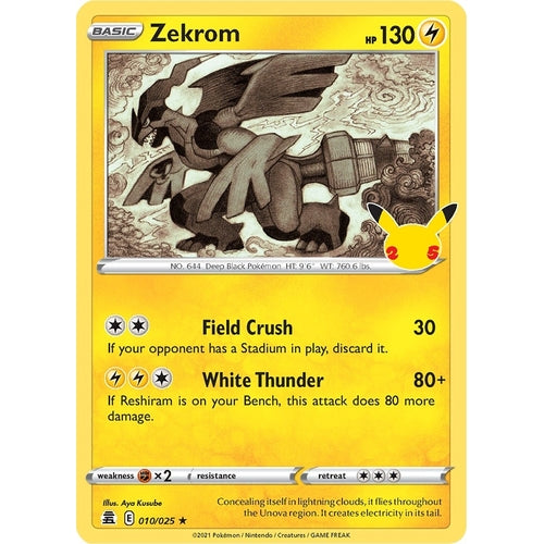 Zekrom (010/025) (Celebrations) - PokéBox Australia
