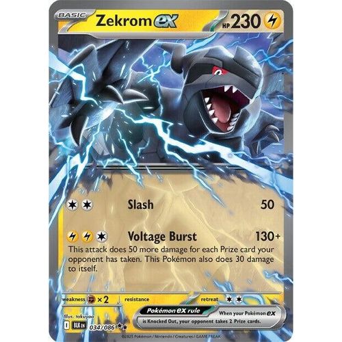 Zekrom ex (034/086) (SV: Black Bolt) - PokéBox Australia