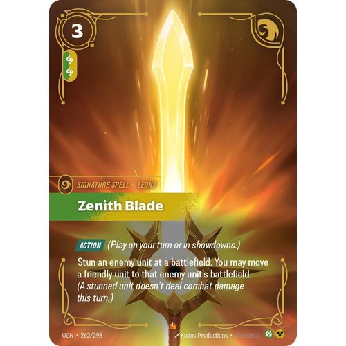 Zenith Blade (262/298) (Origins) - PokéBox Australia
