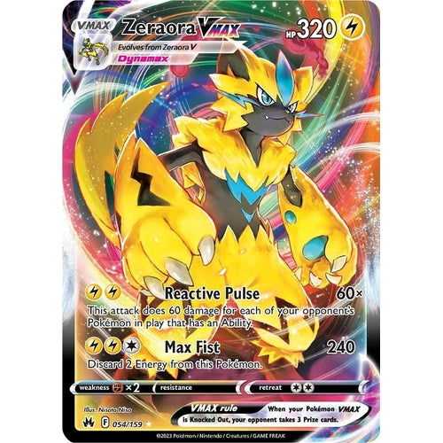 Zeraora VMAX (054/159) (Crown Zenith) - PokéBox Australia