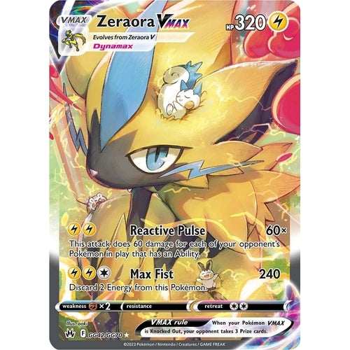 Zeraora VMAX (GG42/GG70) (Crown Zenith: Galarian Gallery) - PokéBox Australia