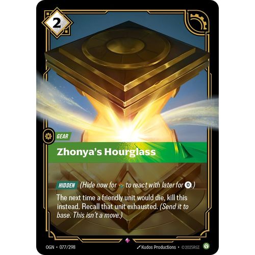 Zhonya's Hourglass (077/298) (Origins) - PokéBox Australia