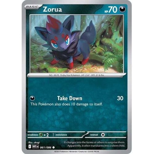 Zorua (061/086) (SV: White Flare) - PokéBox Australia