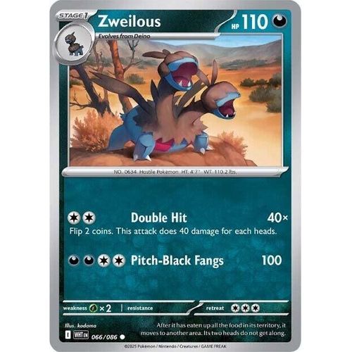 Zweilous (066/086) (SV: White Flare) - PokéBox Australia