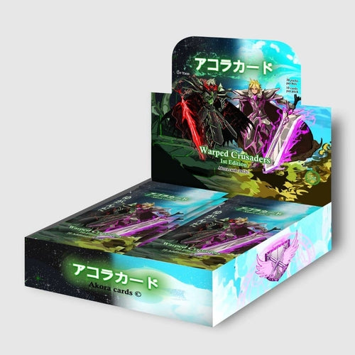 Akora TCG - Warped Crusaders 1st Edition Sealed Case 12x Booster Box - PokéBox Australia