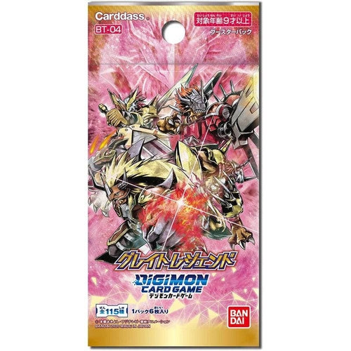 Digimon Card Game - BT - 04 Great Legend Booster Box - Japanese - PokéBox Australia